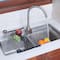 NEX™ Foldable Gray Silicone Over-the-Sink Dish Drying Rack